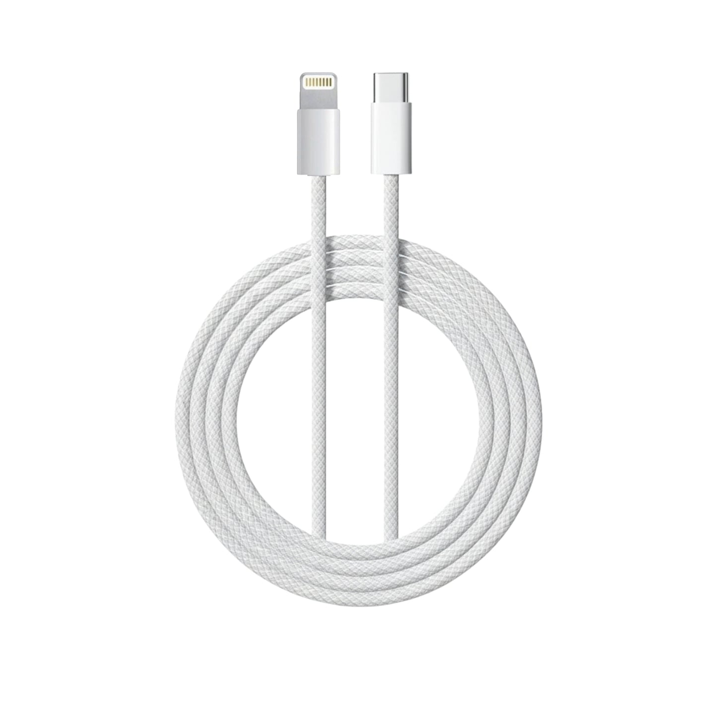 Cable trenzado de USB-C a conector Lightning para iPhone