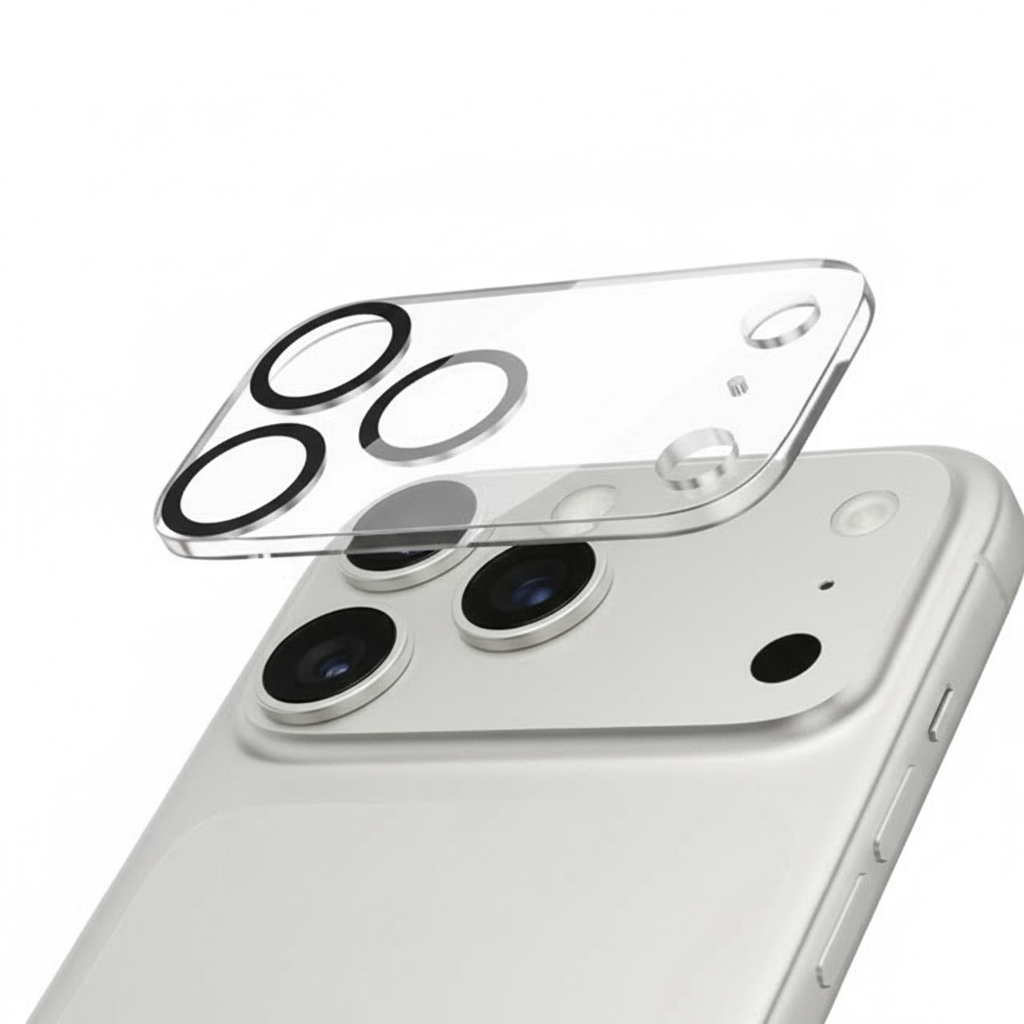 CompactLens Clear – Protector de Cámara Compacto Premium para iPhone