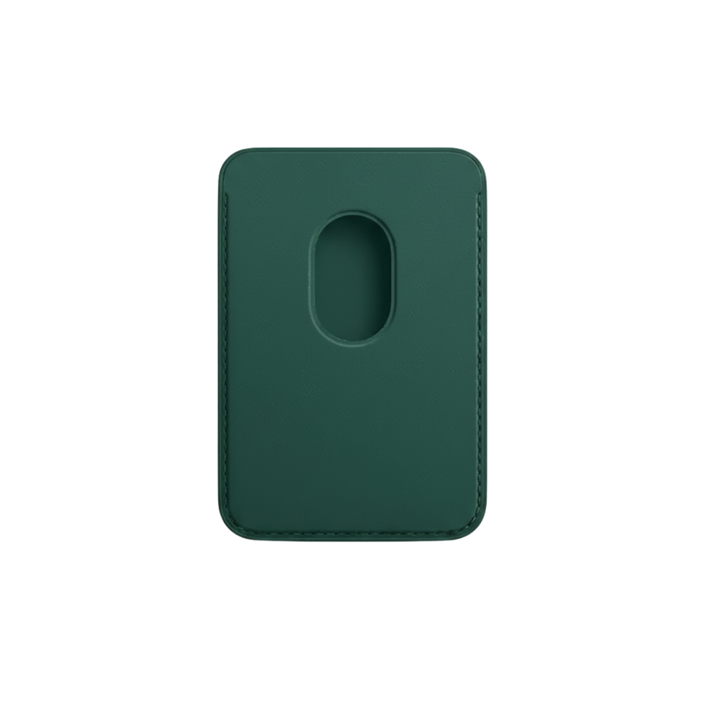 Cartera Magsafe de Cuero - Verde