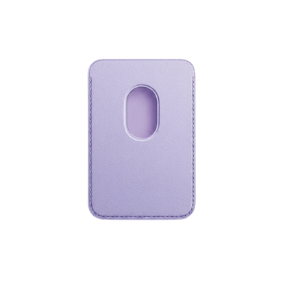 Cartera Magsafe de Cuero - Púrpura