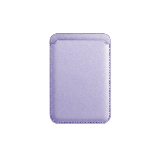 Cartera Magsafe de Cuero - Púrpura