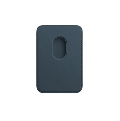 Cartera Magsafe de Cuero - Azul