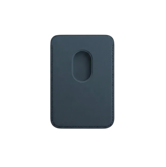 Cartera Magsafe de Cuero - Azul