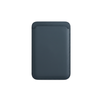 Cartera Magsafe de Cuero - Azul