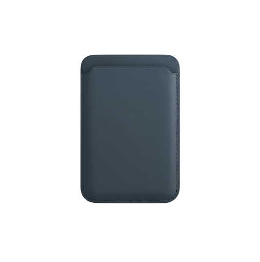 Cartera Magsafe de Cuero - Azul