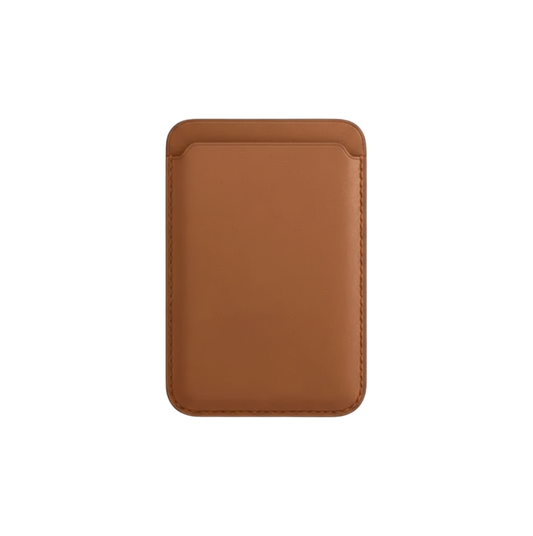 Cartera Magsafe de Cuero - Marrón