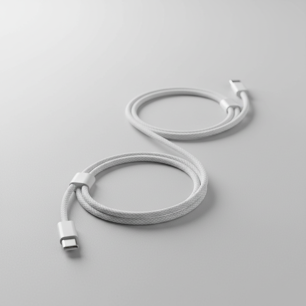 Cable trenzado USB-C 60W Carga Rápida