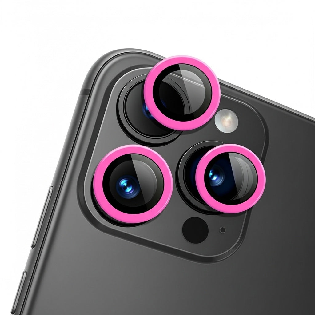 NeonLens – Protector Individual de Cámara con Color Neón para iPhone