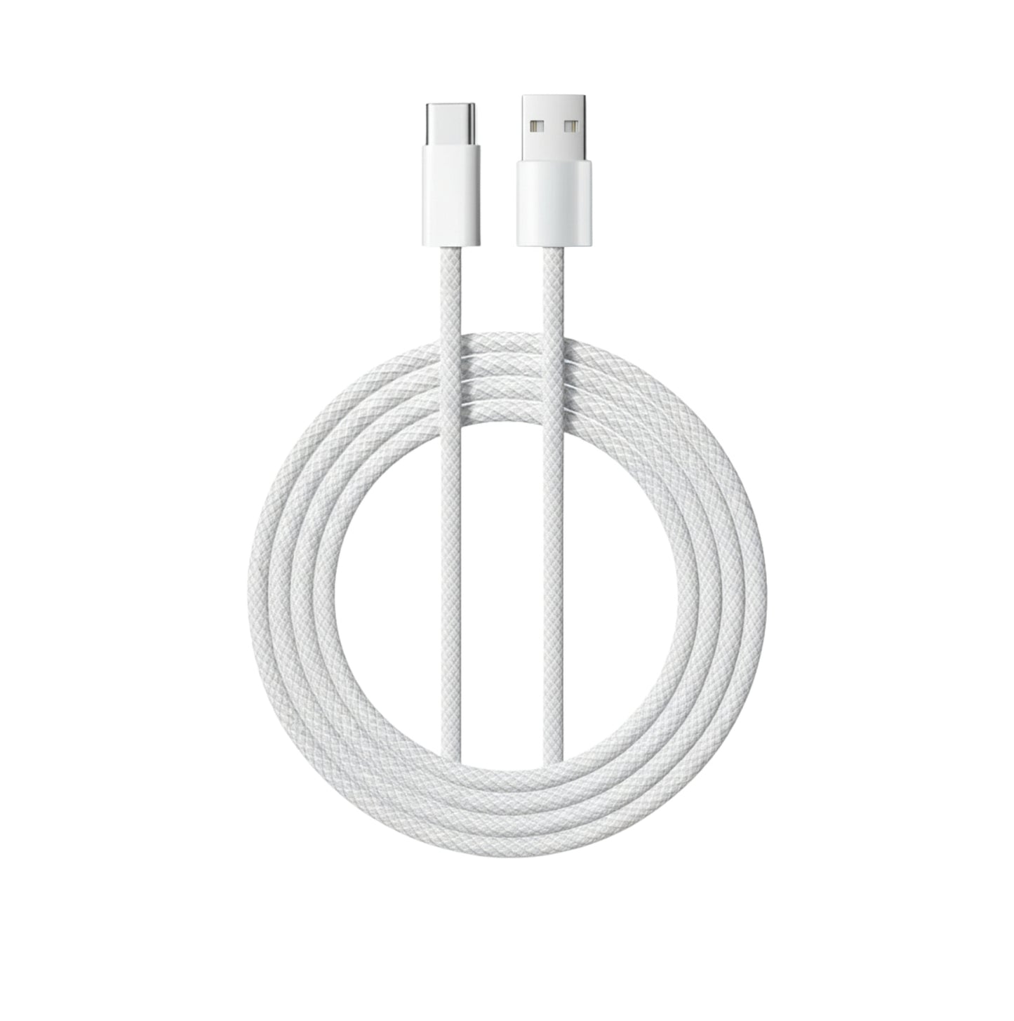Cable trenzado USB-A a USB-C 60W Carga Rápida