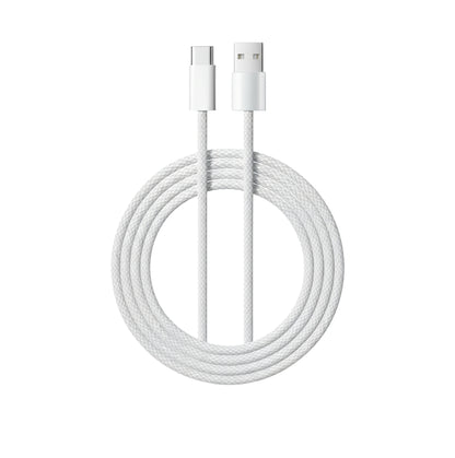 Cable trenzado USB-A a USB-C 60W Carga Rápida