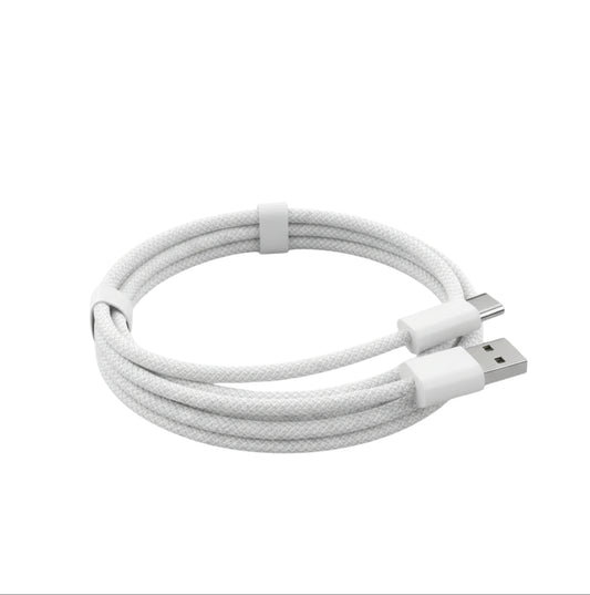 Cable trenzado USB-A a USB-C 60W Carga Rápida