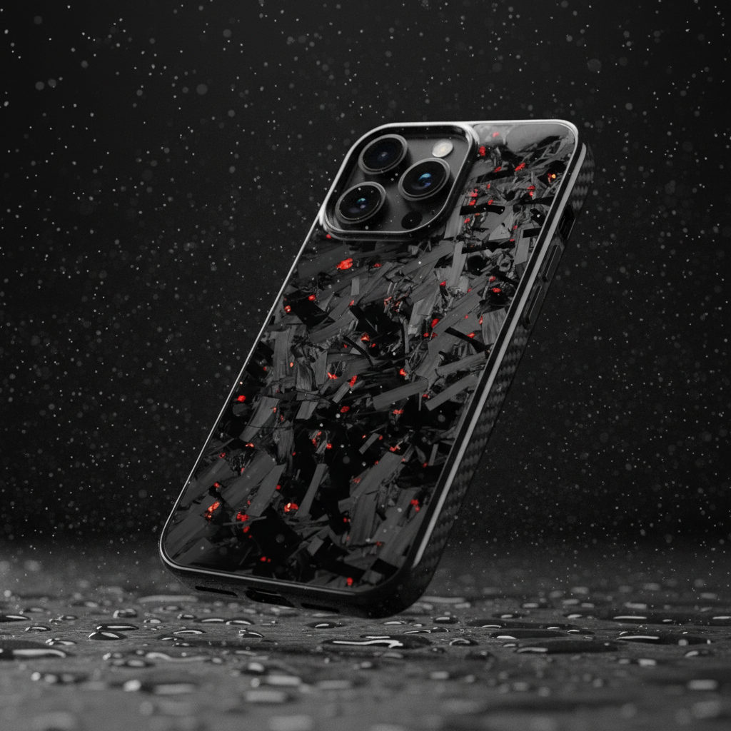 CarbonX Rojo Forjado - iPhone 12/13/14/15/16/17