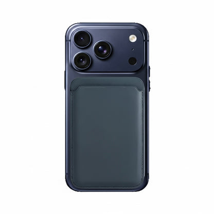 Cartera Magsafe de Cuero - Azul